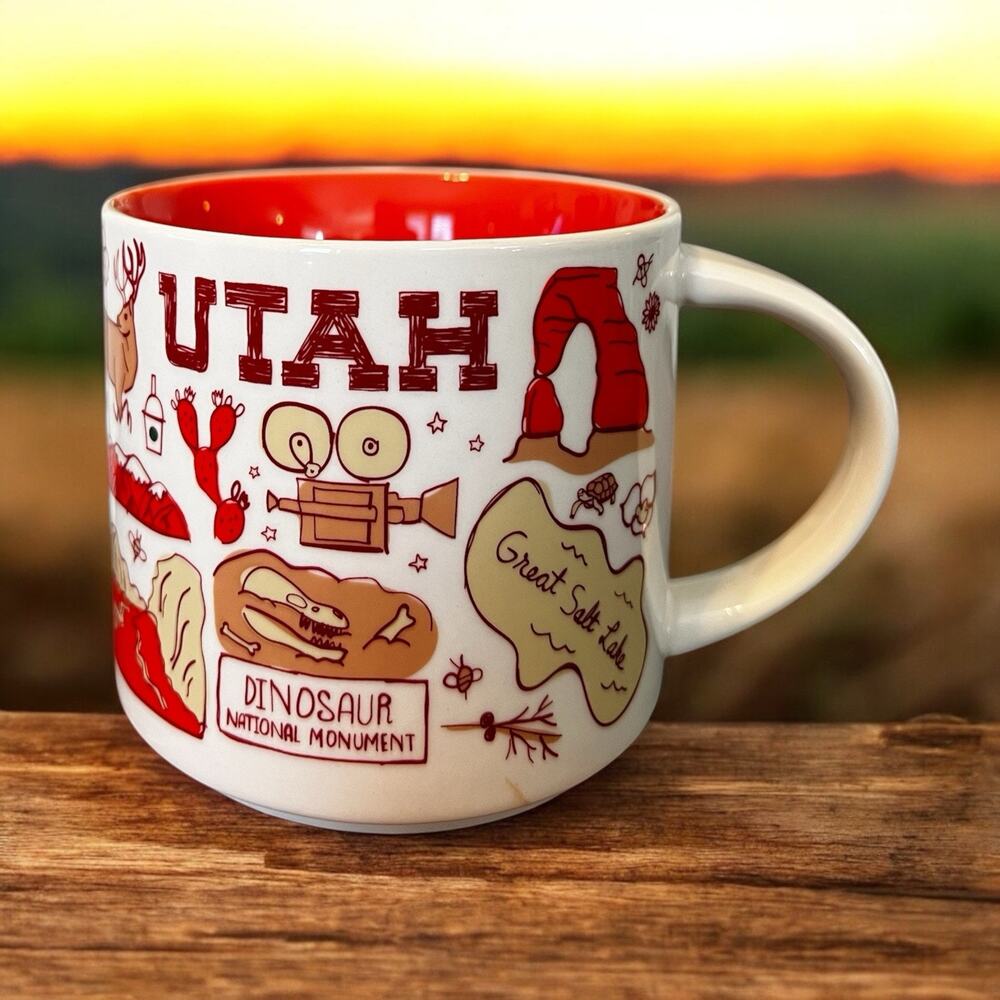 Starbucks UTAH Been There Series BTS 14 Oz Coffee Mug EUC